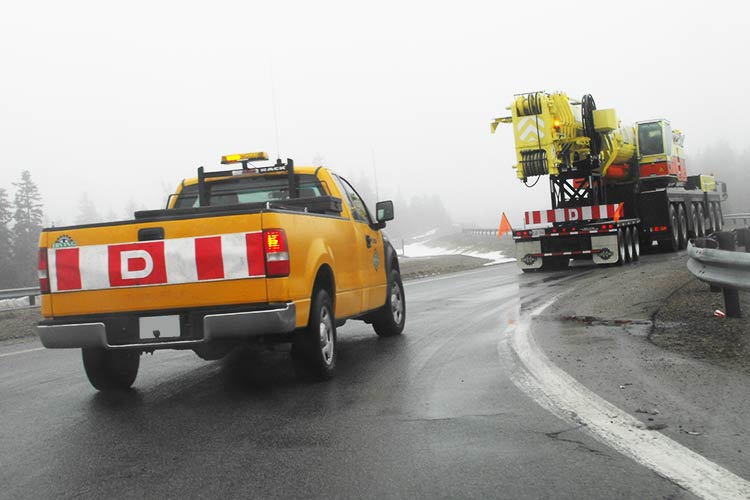 Wide load transport